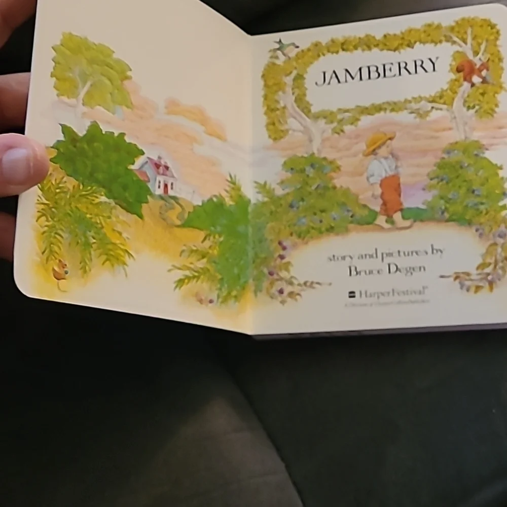 Children's Jamberry By Bruce Degen Harper Collins Publishers Board Book
